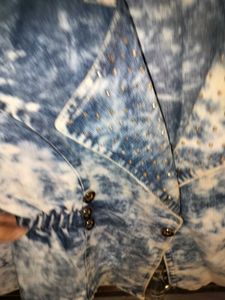 Vintage Y2k Stylish Acid Wash Denim Jacket