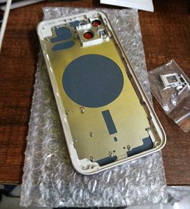 White iPhone 13 housing Back Cover with logo