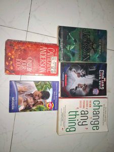 set of 5 novel Used Book Bundle