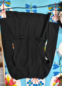 savana Elegant Black Mini Dress