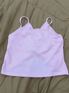 Stylish Pink Twist Front Top