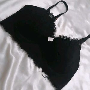 aerie Black Lace Bra