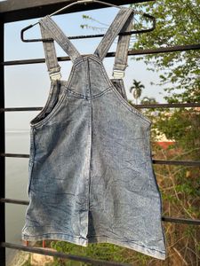 Girls Jeans Pinafore