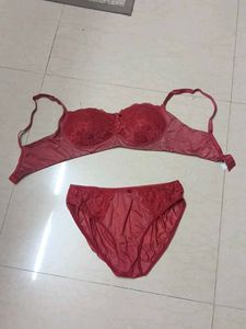 Red Lace Bra & Panty Set