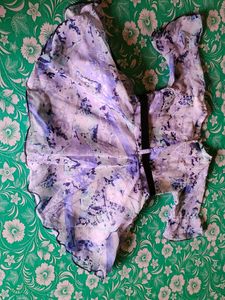 Abstract Print Button-Up Blouse