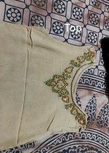 Elegant Embroidered Kurta Set with shrug