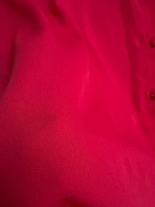 Vibrant Pink Button-Up Blouse