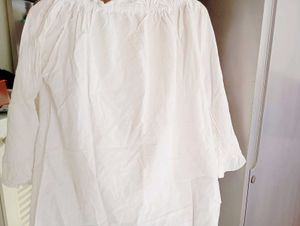 white cotton top