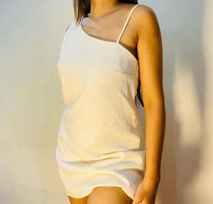 Elegant White Mini Dress