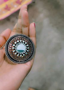 Ethnic Afghan Women Oxidised Earings
