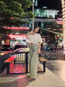 Striped Cropped Shirt