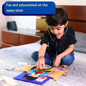 For kids, Felt Human Anatomy Playset