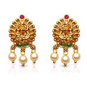 Traditional Gold Plated Earrings