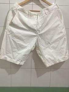 Classic White Men's Shorts