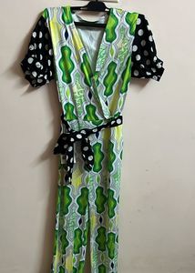 Stare Green Printed Jumpsuit