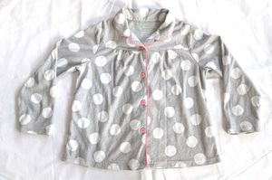 Polka Dot Grey pajama top 🩶
