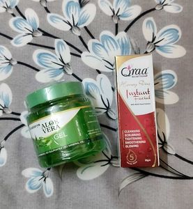 Qraa Instant Facial Plus Alovera Gel