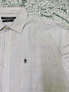 Men's Striped Button-Down Shirt