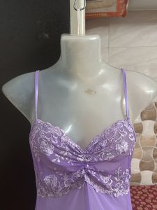 Purple Lace Nightgown