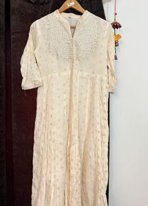 Elegant Embroidered Anarkali Kurta Set
