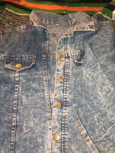 Distressed Denim Jacket