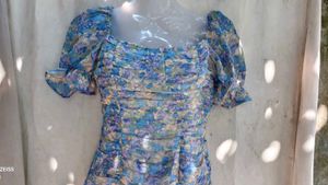 Floral Ruched Mini Dress