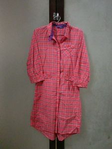 Cute Plaid Shirt Dress