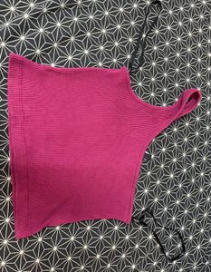 Magenta Ribbed Tank Top