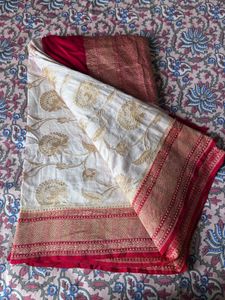 Pure silk kadhua weave banarasi saree
