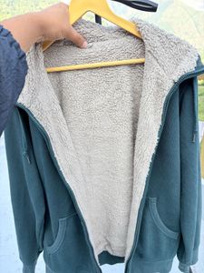 UNIQLO unisex Sherpa Lined Zip-Up Hoodie