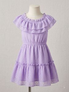 Lilac Ruffle Dress 2 yr old girl