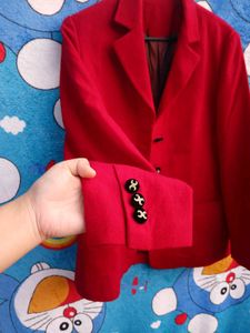 Red Formal Blazer