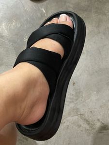 Comfortable Black Slides