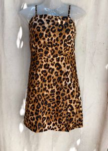 4110. Animal print mini bodycon