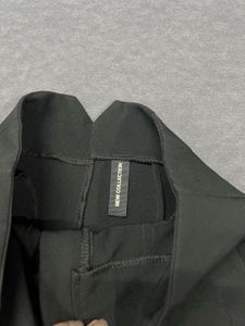 High-Waisted Black Trousers