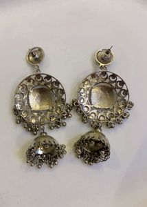 New Boho Oxidised Jhumka Earrings