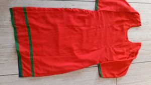 Embroidered Orange Kurta