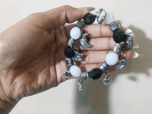 Bead and stone bracelet clearance sale