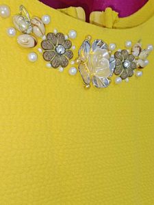 Yellow Floral Dress