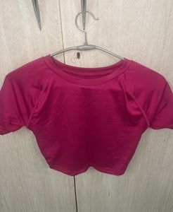 Savana Magenta Crop Top