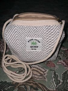 Pure Hemp Sling Bag New