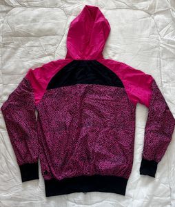 Nike Pink Black Print Track Jacket