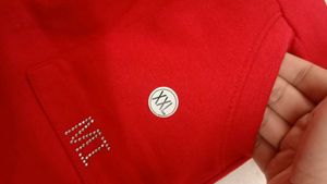 Red cotton daily wear shorts
