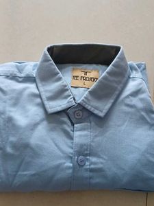 Blue Collared Shirt