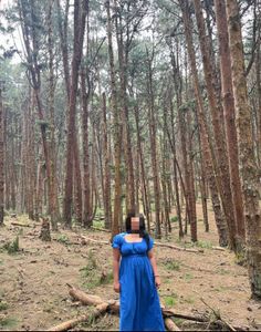 H&M Blue Poplin Dress