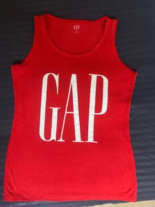 GAP Women's Red Tank Top