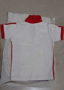 Kangaroo Kids White &amp; Red T-Shirt