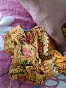 Yellow Printed salwar