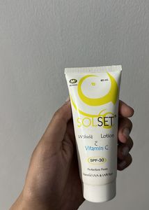 Solset Uv Sheild Lotion With Vitamin C SPF30 Uva Uvb Protection