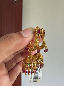 Beautiful 1 Gram Gold Earrings